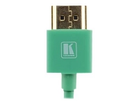 Kramer C-HM/HM/PICO Series C-HM/HM/PICO/GR-6 - HDMI-kabel med Ethernet - HDMI hane till HDMI hane - 1.8 m - grön - stöd för 4K