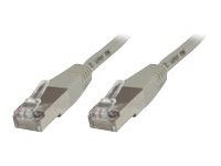 MicroConnect - Nätverkskabel - RJ-45 (hane) till RJ-45 (hane) - 3 m - vikta oskärmade tvinnade par (F/UTP) - CAT 6 - halogenfri - grå