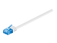 MicroConnect - Nätverkskabel - RJ-45 (hane) till RJ-45 (hane) - 2 m - UTP - CAT 6a - formpressad, tvinnad, platt - vit