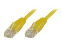MicroConnect - Nätverkskabel - RJ-45 (hane) till RJ-45 (hane) - 20 cm - UTP - CAT 6 - startad, halogenfri - gul