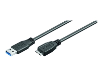 MicroConnect - USB-kabel - USB Typ A (han) till Micro-USB Typ B (han) - USB 3.0 - 2 m