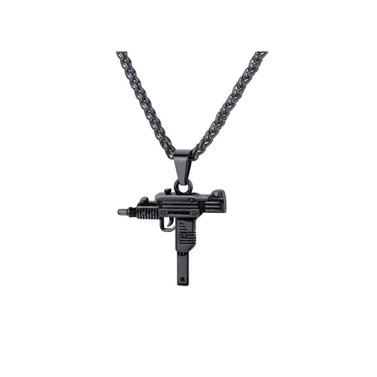 Halsband, automatvapen - Svart