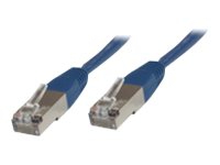 MicroConnect - Nätverkskabel - RJ-45 (hane) till RJ-45 (hane) - 2 m - skärmad tvinnad parkabel (SSTP) - CAT 6 - halogenfri - blå