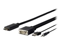 VivoLink Pro - HDMI-kabel - HDMI hane till USB, HD-15 (VGA), stereo mini jack hane - 3 m