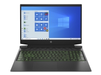 HP Pavilion Gaming 16-a0001no - Core i5 10300H / 2.5 GHz - Win 10 Home 64-bit - 8 GB RAM - 512 GB SSD NVMe - 16.1 IPS 1920 x 1080 (Full HD) - GF GTX 1650 / UHD Graphics - Wi-Fi 5, Bluetooth - skyggesort krom (logo), malingsfinish - kbd: Pan Nordic