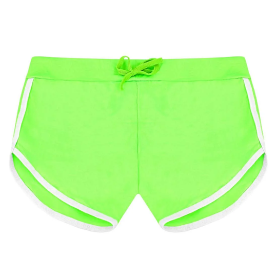 Träningsshorts, Dam - Limegrön - Storlek L