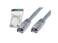 Skärmad nätverkskabel digitus, cat5e, grå, 10 m