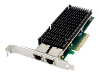 MicroConnect - Nätverksadapter - PCIe 2.1 x8 - 10 Gigabit Ethernet x 2 - grön