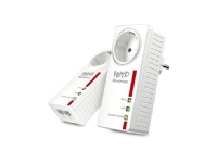 FRITZ!Powerline 1220E, 1200 Mbit/s, Typ F, Gigabit Ethernet, 10,100,1000 Mbit/s, 10BASE-T, 100BASE-T, 1000BASE-T, HomePlug AV2
