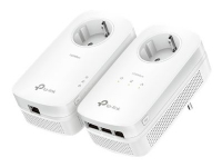 TP-Link TL-PA8033P KIT, 1300 Mbit/s, IEEE 1901, IEEE 802.3, IEEE 802.3ab, IEEE 802.3u, Gigabit Ethernet, 300 m, Multi User MIMO, 5,32 W