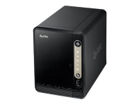 Zyxel NAS326 - Personlig molnlagringsenhet - 2 fack - SATA 3Gb/s - RAID 0, 1, JBOD - RAM 512 MB - Gigabit Ethernet - iSCSI support