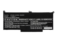 CoreParts - Batteri för bärbar dator - litiumjon - 4-cells - 5800 mAh - 44 Wh - svart - för Dell Latitude 7280, 7290, 7390, 7480