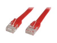 MicroConnect UltraFlat - Nätverkskabel - RJ-45 (hane) till RJ-45 (hane) - 3 m - UTP - CAT 6 - platt - röd