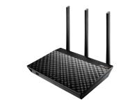 ASUS RT-AC1900U - Trådlös router - 4-ports switch - GigE - 802.11a/b/g/n/ac - Dual Band
