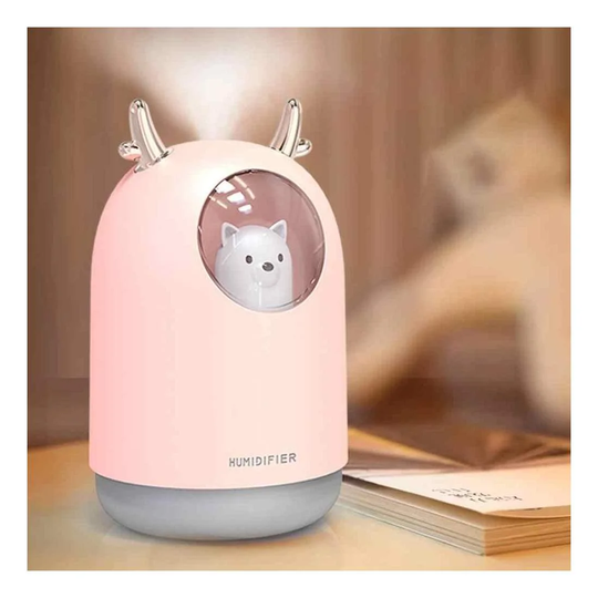 Luftfuktare med Djurfigur, 30 cl - Rosa