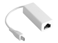 MicroConnect - Nätverksadapter - USB 2.0 - 10/100 Ethernet - vit