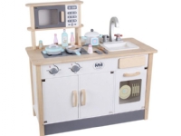 Painted Forest Modern wooden kitchen with light and accessories