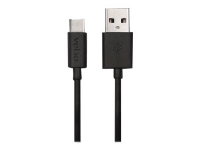 Veho - USB-kabel - USB-C (han) till USB (han) - 20 cm - sort