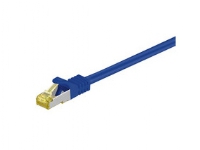 MicroConnect - Nätverkskabel - RJ-45 (hane) till RJ-45 (hane) - 2 m - SFTP, PiMF - CAT 7 - halogenfri, knutfri - blå