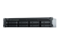 Synology RackStation RS1221+ - NAS-server - 8 fack - kan monteras i rack - SATA 6Gb/s - RAID 0, 1, 5, 6, 10, JBOD - RAM 4 GB - Gigabit Ethernet - iSCSI - 2U