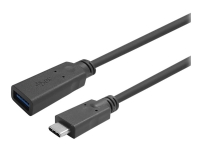 VivoLink - USB-kabel - USB-C (hane) till USB typ A (hona) - USB 3.2 Gen 1 - 0.9 A - 7.5 m - svart