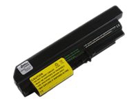 CoreParts - Batteri för bärbar dator - Litiumion - 6-cellet - 4400 mAh - mørkegrå - för ThinkPad R400 R61 7732, 7733, 7734, 7735, 7736 T400 T61 1959, 6377, 6378, 6379, 6480