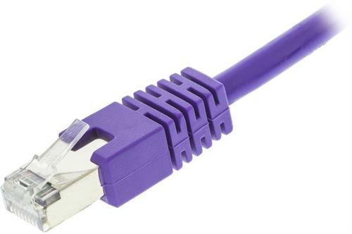 Deltaco FTP Cat6 Nätverkskabel / 1m - Lila