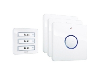 m-e modern-electronics 41097 Trådlös ringklocka Komplett uppsättning
