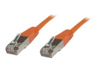 MicroConnect - Nätverkskabel - RJ-45 (hane) till RJ-45 (hane) - 2 m - SSTP (screened shielded twisted pair) - CAT 6 - halogenfri - orange