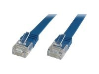 MicroConnect UltraFlat - Nätverkskabel - RJ-45 (hane) till RJ-45 (hane) - 1 m - UTP - CAT 6 - platt - blå