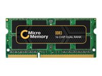 CoreParts - DDR3L - modul - 8 GB - SO DIMM 204-pin - 1600 MHz / PC3L-12800 - 1.35 V - ej buffrad - icke ECC - för ThinkCentre M600 ThinkPad 11 L460 L560 P40 Yoga P50s T460 ThinkPad Yoga 11