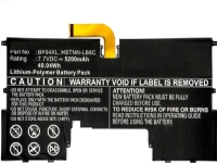 CoreParts - Batteri för bärbar dator - litiumpolymer - 5200 mAh - 40 Wh - svart - för HP Spectre Laptop 13-v101na