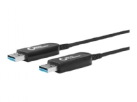 MicroConnect Premium - USB-kabel - USB typ A (hane) till USB typ A (hane) - USB 3.1 Gen 1 - 10 m - Active Optical Cable (AOC) - svart