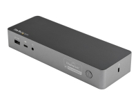 StarTech.com USB-C & USB-A Docking, Hybrid Universal Laptop Docking Station med 100W Power Delivery, Dual Monitor 4K 60Hz HDMI & DisplayPort, 4x USB 3.1 Gen 1 Hub, Gigabit Ethernet (GbE) - Hybrid USB Type-C Docking (DK30C2DPEPUE) - Dockingstation - USB-C - 2 x HDMI, 2 x DP - GigE - 170 Watt
