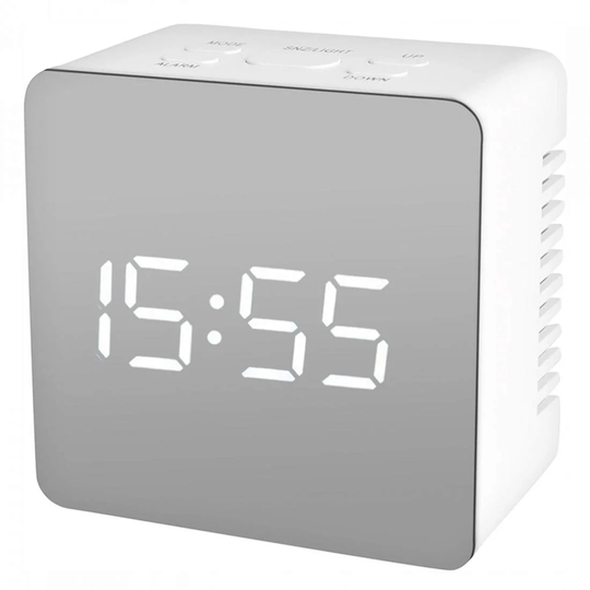 Digital Väckarklocka med Spegelfront