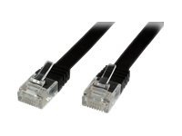 MicroConnect UltraFlat - Nätverkskabel - RJ-45 (hane) till RJ-45 (hane) - 7 m - UTP - CAT 6 - platt - svart