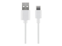 MicroConnect - USB-kabel - USB-C (hane) till USB (hane) - USB 2.0 - 3 A - 3 m - vit