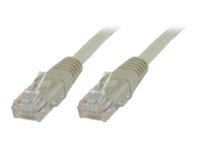 MicroConnect - Nätverkskabel - RJ-45 (hane) till RJ-45 (hane) - 20 cm - UTP - CAT 6 - uppstartad, halogenfri, trådig - grå