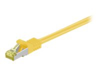 MicroConnect - Nätverkskabel - RJ-45 (hane) till RJ-45 (hane) - 2 m - SFTP, PiMF - CAT 7 - gul