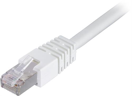 Deltaco FTP Cat6 Nätverkskabel / 50m - Vit