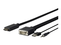 VivoLink Pro - HDMI-kabel - HDMI hane till USB, HD-15 (VGA), stereo mini jack hane - 7.5 m