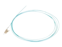 Lanview Easy Strip - Rottehale - LC/UPC multi-mode (hane) - 2 m. - 0,9 mm - fiberoptik - simplex - 50 / 125 my - OM3 - aquamarine