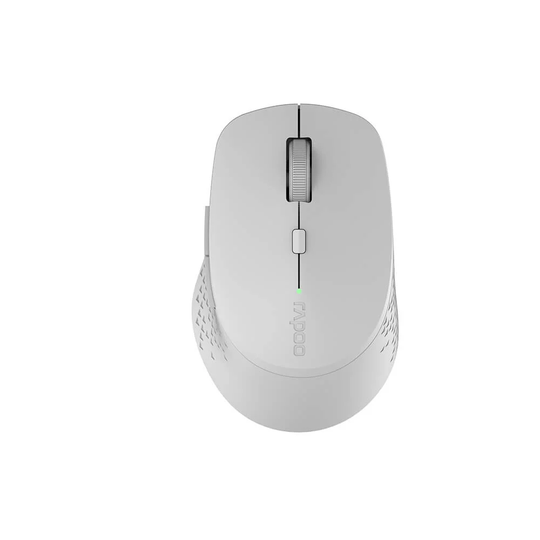 Rapoo M300 Silent optisk bluetooth mus med Multi-Mode (Grå)