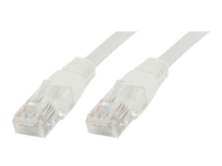 MicroConnect - Nätverkskabel - RJ-45 (hane) till RJ-45 (hane) - 10 m - UTP - CAT 5e - tvinnad - vit (paket om 10)