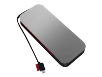 Lenovo Go USB-C Laptop - Powerbank - 1 x batteri - Litium-polymer - 20000 mAh - 74 Wh - tordensort - för Slim 7 Carbon 13 ThinkPad T14 Gen 3 T14s Gen 3 X1 Fold 16 Gen 1 Yoga Slim 7 Pro 14