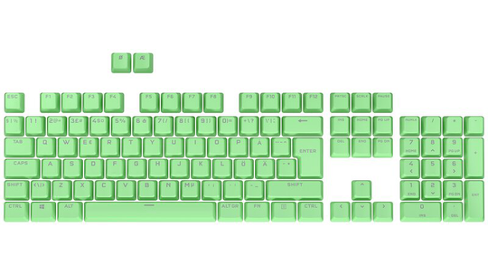 Corsair PBT Double-Shot Pro Keycap Mod Kit - Nordic - Mint Green