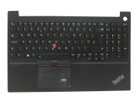 Lenovo - Ersättningstangentbord för bärbar dator - med Trackpoint - bakgrundsbelyst - QWERTY - brittisk - svart - FRU - för ThinkPad E15 20RD, 20RE