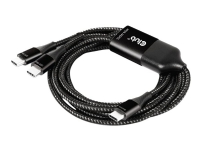 Club 3D - USB-kabel - USB-C (hane) till USB-C (hane) - 1.83 m - USB-strömförsörjning (100W), Stöd för Power Delivery 3.0, stöd för Power Delivery 2.0