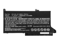CoreParts - Batteri för bärbar dator - litiumjon - 3650 mAh - 41.6 Wh - svart - för Dell Latitude 7280, 7480