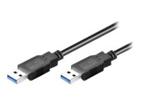 MicroConnect - USB-kabel - USB typ A (hane) till USB typ A (hane) - USB 3.0 - 2 m - svart